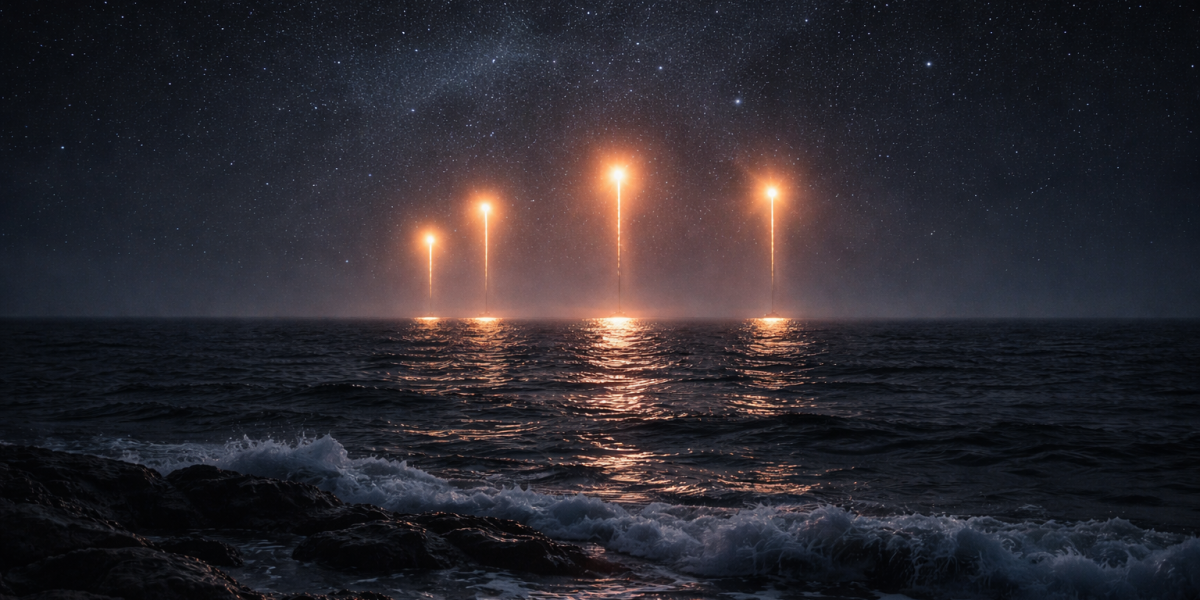 Caso San Matías: luces que emergieron del mar frente a Puerto Madryn (Patagonia, 2023)