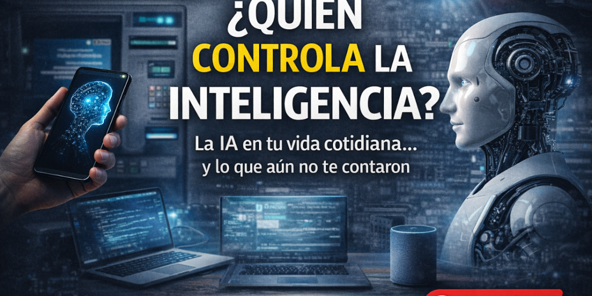 ¿QUIÉN CONTROLA LA INTELIGENCIA? La IA en tu vida cotidiana… y lo que aún no te contaron